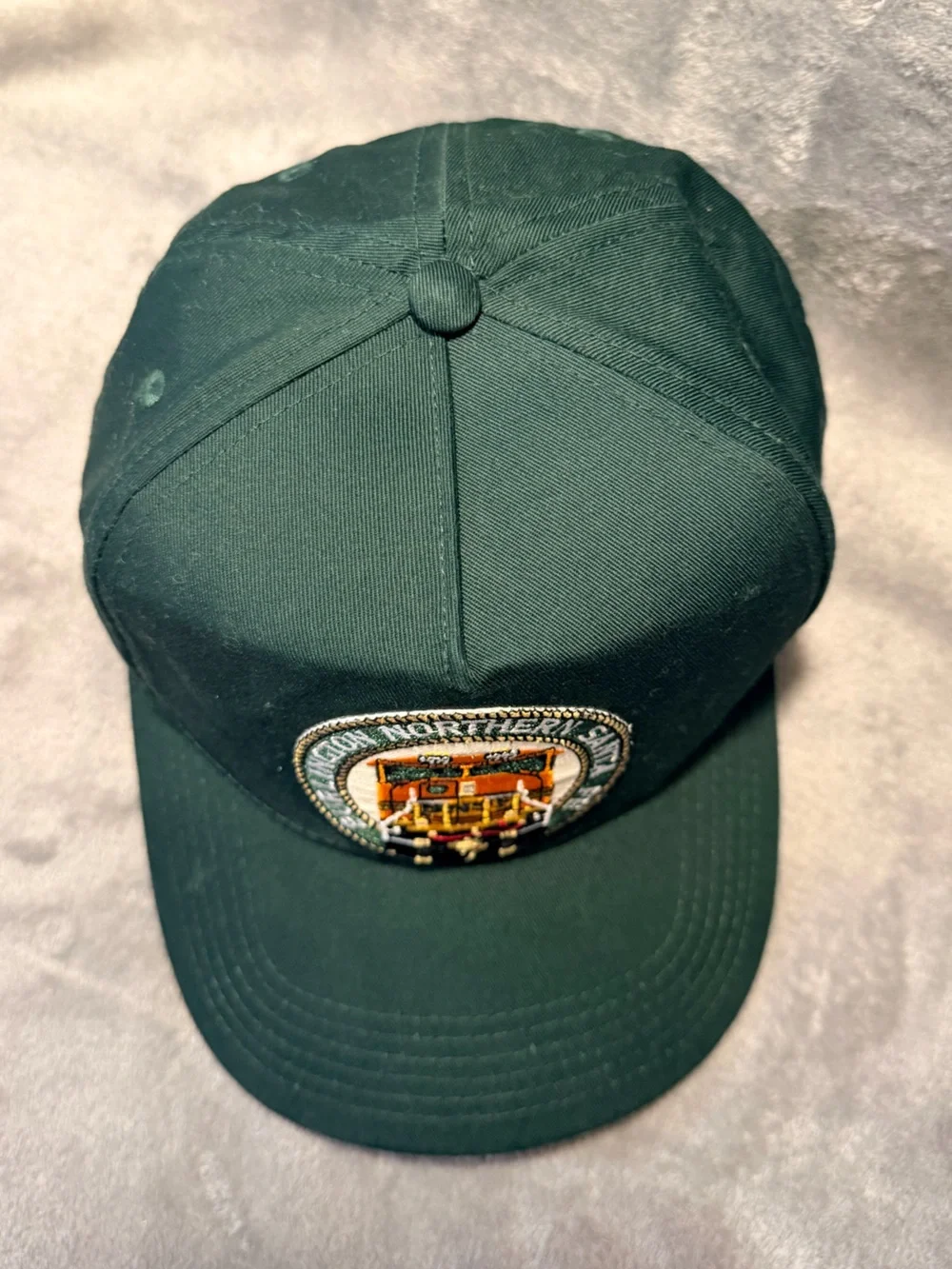 Burlington Northern Santa Fe BNSF Railroad 6 Panel Cap by OTTO - Picture 4 of 6